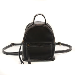 Mini LEATHER WOMEN Small Backpacks Purses Cute Vintage School Backpacks FOR WOMEN