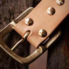 Handmade  Leather Mens Belts Custom Cool Leather Men Black Belts for Men