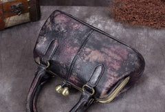 Genuine Leather Handbag Vintage Bag Shoulder Bag Crossbody Bag Clutch Purse For Women - EverHandmade