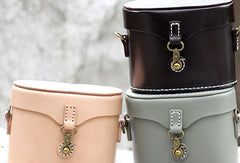 Handmade bucket purse leather crossbody bag purse shoulder bag for women - EverHandmade