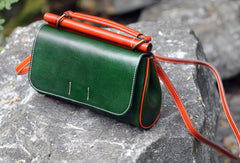Handmade Leather Vintage Small Shoulder Bag purse crossbody bag for women - EverHandmade