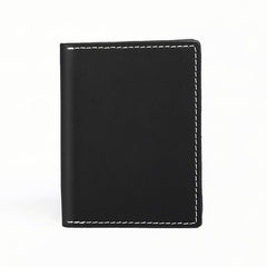 Casual Mens Black billfold Card License Wallet Brown Bifold Card Wallet Card Holder For Men