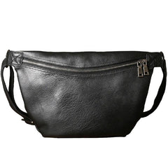 Cool Leather Mens Chest Bag Sling Bag Sling Crossbody Bag for men