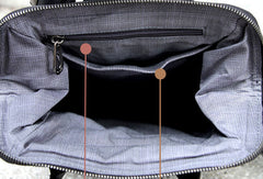Genuine handmade Handbag Leather backpack bag shoulder bag black  women leather purse - EverHandmade