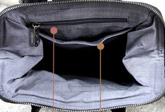 Genuine handmade Handbag Leather backpack bag shoulder bag black  women leather purse