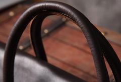 Handmade leather men Briefcase messenger vintage shoulder laptop bag vintage bag - EverHandmade