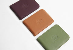 Genuine Leather Cute billfold Slim Wallet License Card Holder Wallet Purse For Women Girl