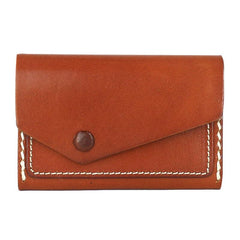 Leather Mens Card Wallet Front Pocket Wallet Small Slim Wallet Change Wallet for Men