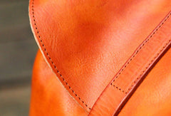 Cool Leather Mens Backpack Vintage Travel Backpack School Backpack for men - EverHandmade