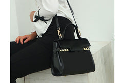 Genuine Leather crossbodybag handbag shoulder bag for women leather bag - EverHandmade