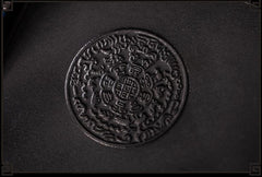 Handmade Leather Small Tooled Mens billfold Chain Wallet Cool Chain Wallet Biker Wallet for Men