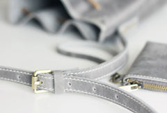 Handmade leather purse bucket phone bag shoulder bag cossbody bag purse women - EverHandmade
