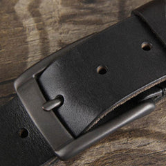 Genuine Leather Punk Rock Biker Trucker Mens Belt Men Black Coffee Belt for Men