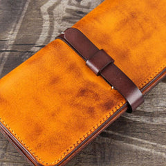 Handmade Leather Mens Cool Wallet Long Leather Wallet Phone Wallet for Men