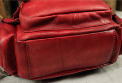 Handmade Leather backpack bag small purse for women leather shoulder bag - EverHandmade