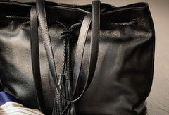 Handmade Genuine Leather Handbag Tote Bag Shopper Bag Shoulder Bag Purse For Women - EverHandmade