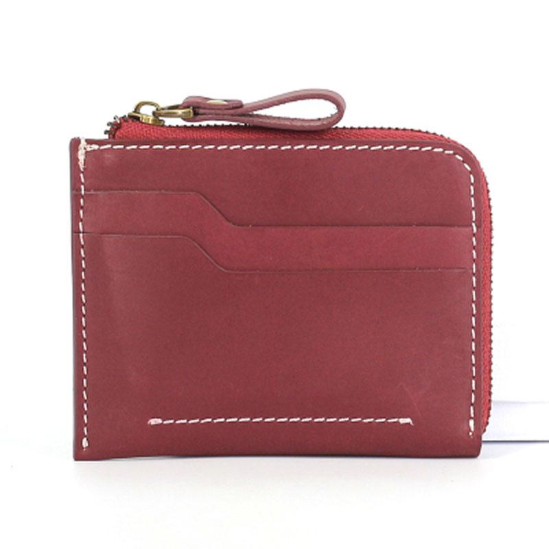 Leather Mens Front Pocket Wallets Small Slim Wallet billfold Card Wallet Change Wallet for Men