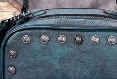 Genuine Leather Handbag Vintage Bag Shoulder Bag Crossbody Bag Clutch Purse For Women - EverHandmade