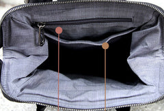 Genuine handmade Handbag Leather backpack bag shoulder bag black women leather purse - EverHandmade