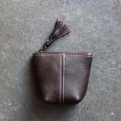 Mini LEATHER Womens Small Wallet Change Wallet Makeup Pouches FOR Women