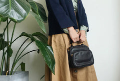 Genuine Leather Cute Handbag Crossbody Bag Shoulder Bag Women Leather Purse