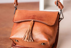 Handmade vintage purse leather crossbody bag purse shoulder bag for women