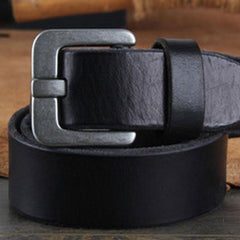 Genuine Leather Punk Rock Biker Trucker Mens Belt Men Black Coffee Belt for Men