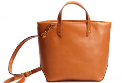 Handmade Leather Tote Purse Bucket Bag Handbag Shoulder Bag Large for Women Leather Shopper Bag - EverHandmade