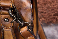 Genuine Leather Handbag Vintage Bag Shoulder Bag Crossbody Bag Purse For Women - EverHandmade