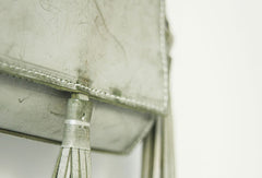 Handmade leather green purse phone bag shoulder bag cossbody bag purse women