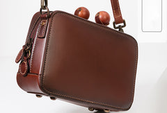 Handmade Genuine Leather Clutch Bag Crossbody Bag Shoulder Bag Purse For Women - EverHandmade