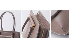 Genuine Leather handbag shoulder bag large tote for women leather shopper bag - EverHandmade