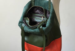 ladies leather tote bag​ Leather Tote Bag Two Tone Tote Bag Womens Two Tone Purse Leather Work Tote Bag