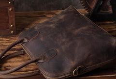 Vintage leather mens Briefcase vintage laptops Briefcase Business Briefcases - EverHandmade