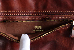 Handmade Leather messenger bacg stachel bag for women leather shoulder bag - EverHandmade
