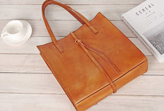 Handmade Leather Vintage Womens Tote Bag Purse Shoulder Bag for Women
