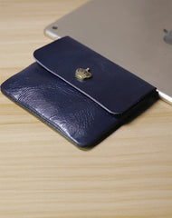 Cute Women Brown Leather Mini Coin Wallet Love Rose Change Wallet For Women