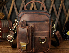 Vintage Leather Belt Pouches for Men Waist Bag BELT BAG Shoulder Bag For Men