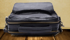 Leather Small Handbag Messenger Bag Shoulder Bag For Men