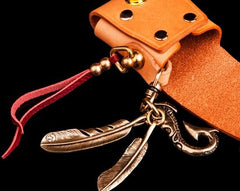 Handmade Leather Mens Leather Cigarette Cases Cigarette Box Lighter Pocket Tobacco Pouch