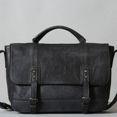 Handmade Leather Mens Cool Shoulder Bag Messenger Bag for men