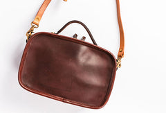 Genuine Leather Handmade Handbag Shoulder Bag Purse For Women - EverHandmade
