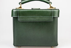 Genuine Leather Handbag Box Cabinet Crossbody Bag Shoulder Bag Purse For Women - EverHandmade