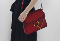 Genuine Leather Cute Fashion Purse Shoulder Bag for Women Leather Crossbody Bag - EverHandmade