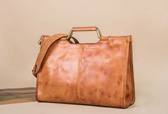 Genuine Leather Handmade Handbag Bag Shoulder Bag Purse For Women - EverHandmade