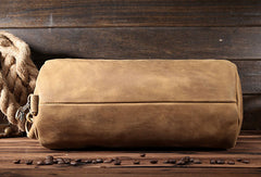 Genuine Leather Cool Chest Bag Sling Bag Crossbody Bag Travel Bag Hiking Bag For Mens