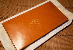 Handmade Genuine leather clutch travel wallet passport wallet purse long wallet women - EverHandmade