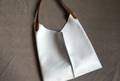 Stylish Unique Leather Tote Bag Purse Shoulder Bag Handbag For Women - EverHandmade