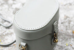 Handmade bucket purse leather crossbody bag purse shoulder bag for women - EverHandmade