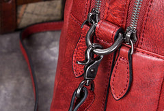 Genuine Leather Handbag Vintage Crossbody Bag Shoulder Bag Purse For Women - EverHandmade